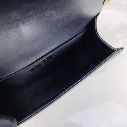 Boy Medium Calfskin Black GHW