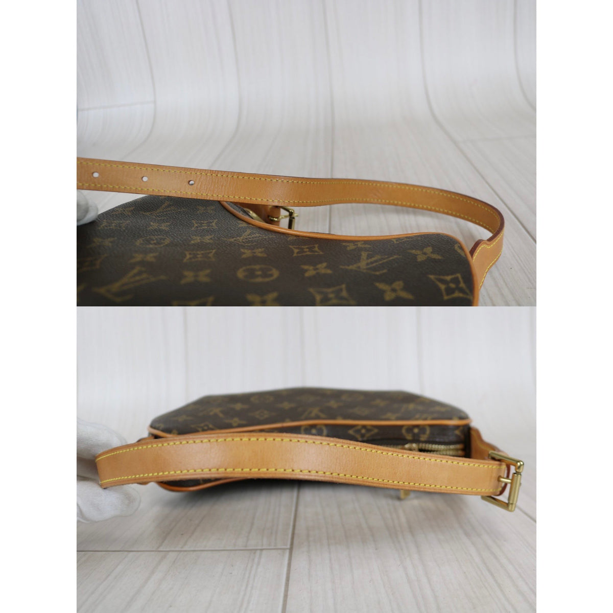 Rank A ｜LV Monogram Pochette Croissant Shoulder Bag｜040909