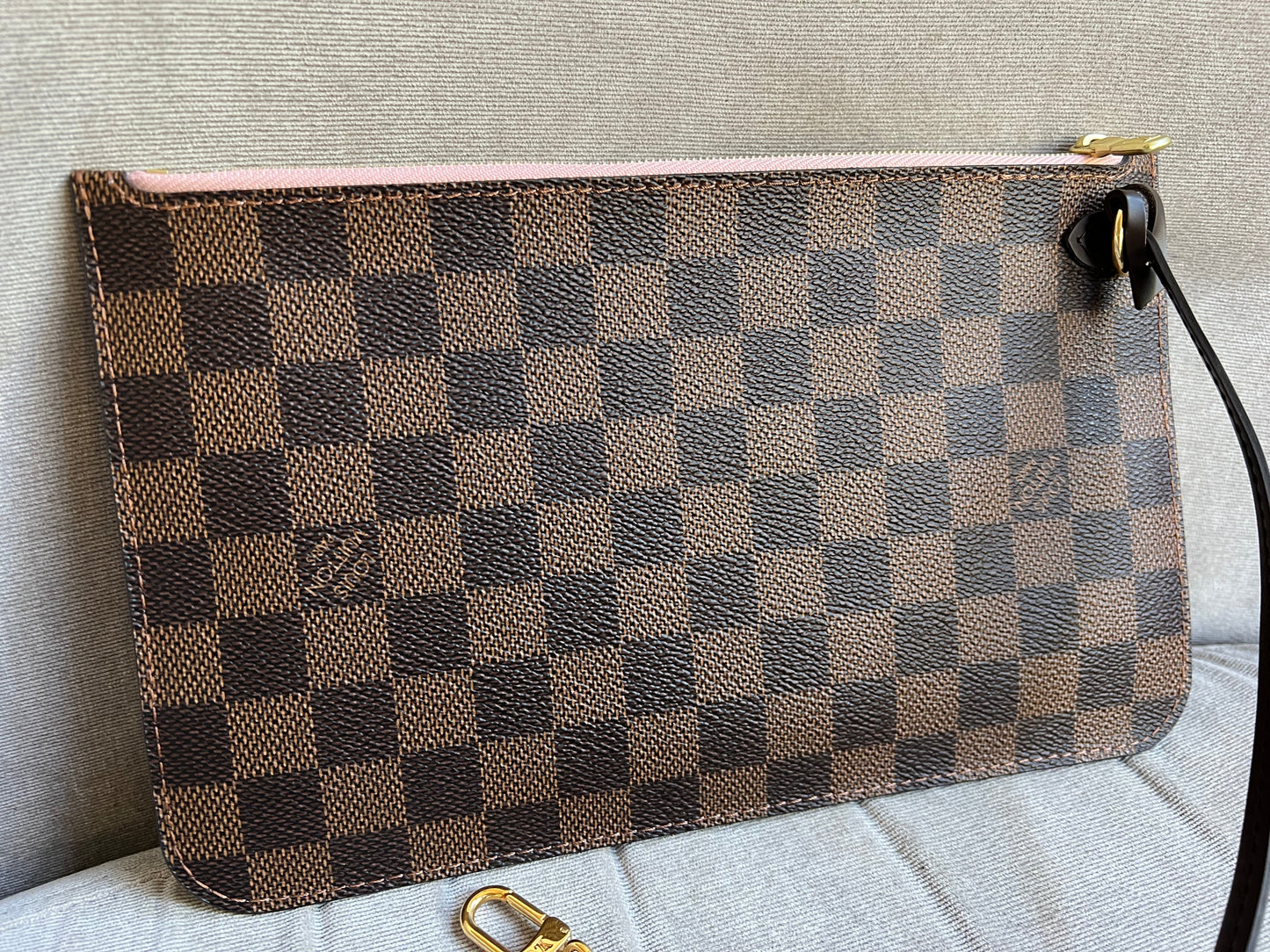 Louis Vuitton Pouch (from Neverfull MM) in Damier Ebene
