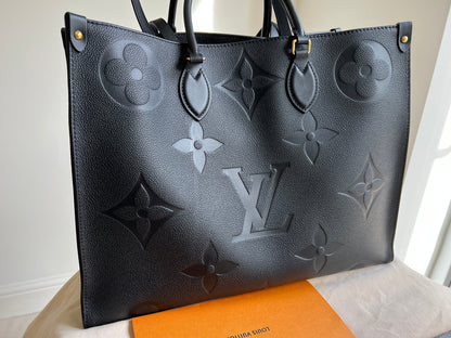 Louis Vuitton On the Go GM Black Empreinte (RRP £2,510)