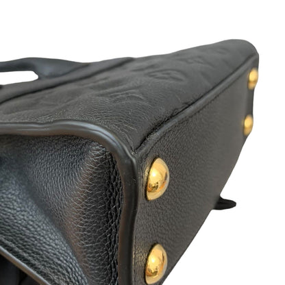 Louis-Vuitton Mini Pont Neuf Black Empreinte GHW