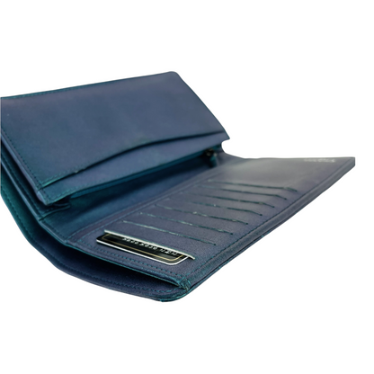 Yen Iridescent Wallet Lambskin Green SHW