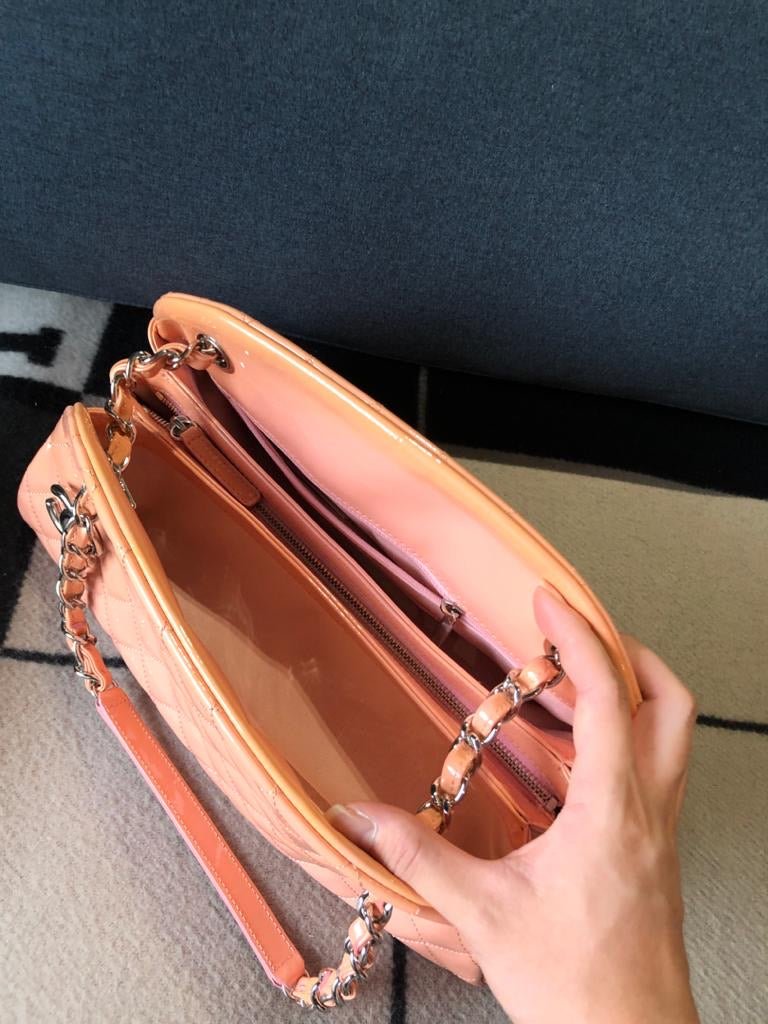 Patent Mademoiselle bowling bag