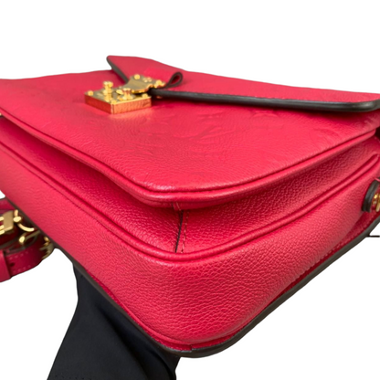 Louis-Vuitton Pochette Metis Empreinte Red GHW