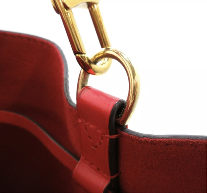 Louis-Vuitton Monogram NeoNoe MM Red Interior