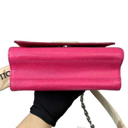 Louis-Vuitton Twist Lock Epi Leather MM Pink GHW