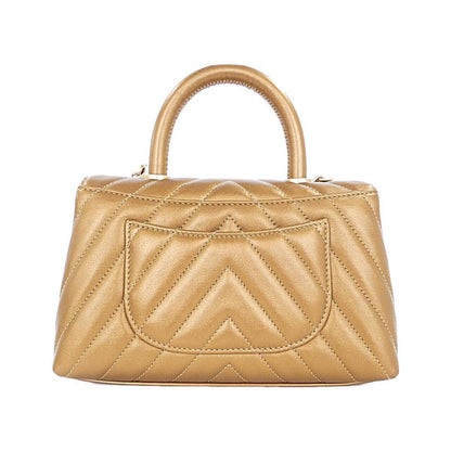 Chanel Top handle Gold bag