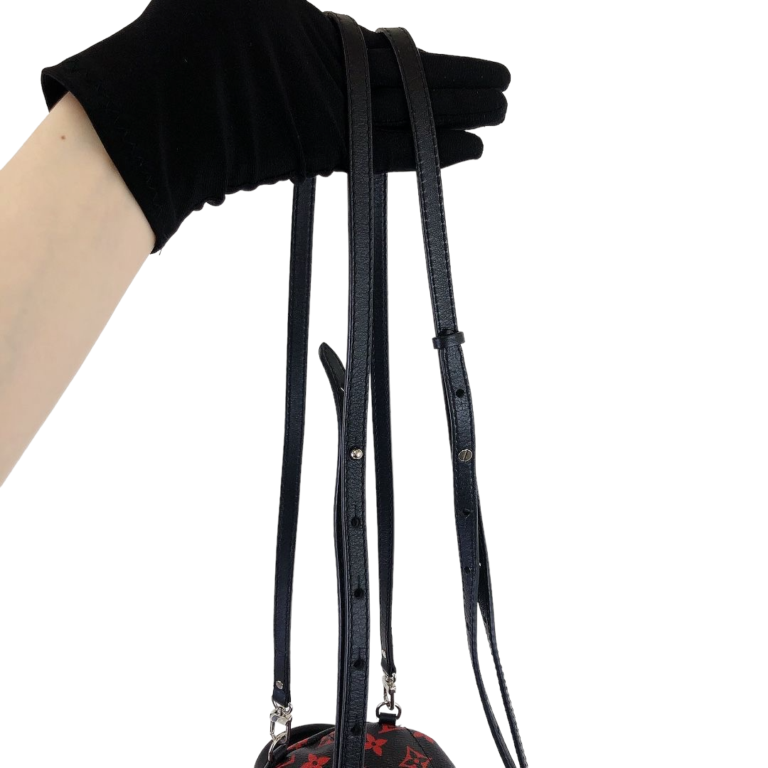 Louis-Vuitton Mini Palm Springs Infrarouge Canvas GHW