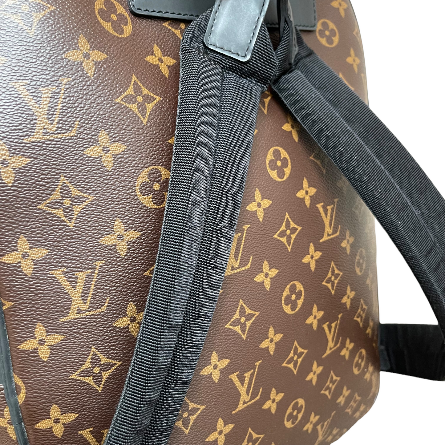 Louis-Vuitton Josh Damier Monogram Backpack Brown SHW
