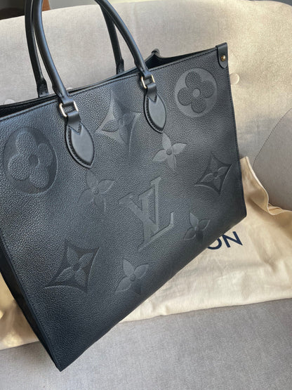 Louis Vuitton On the Go GM Black Empreinte (RRP £2,510)