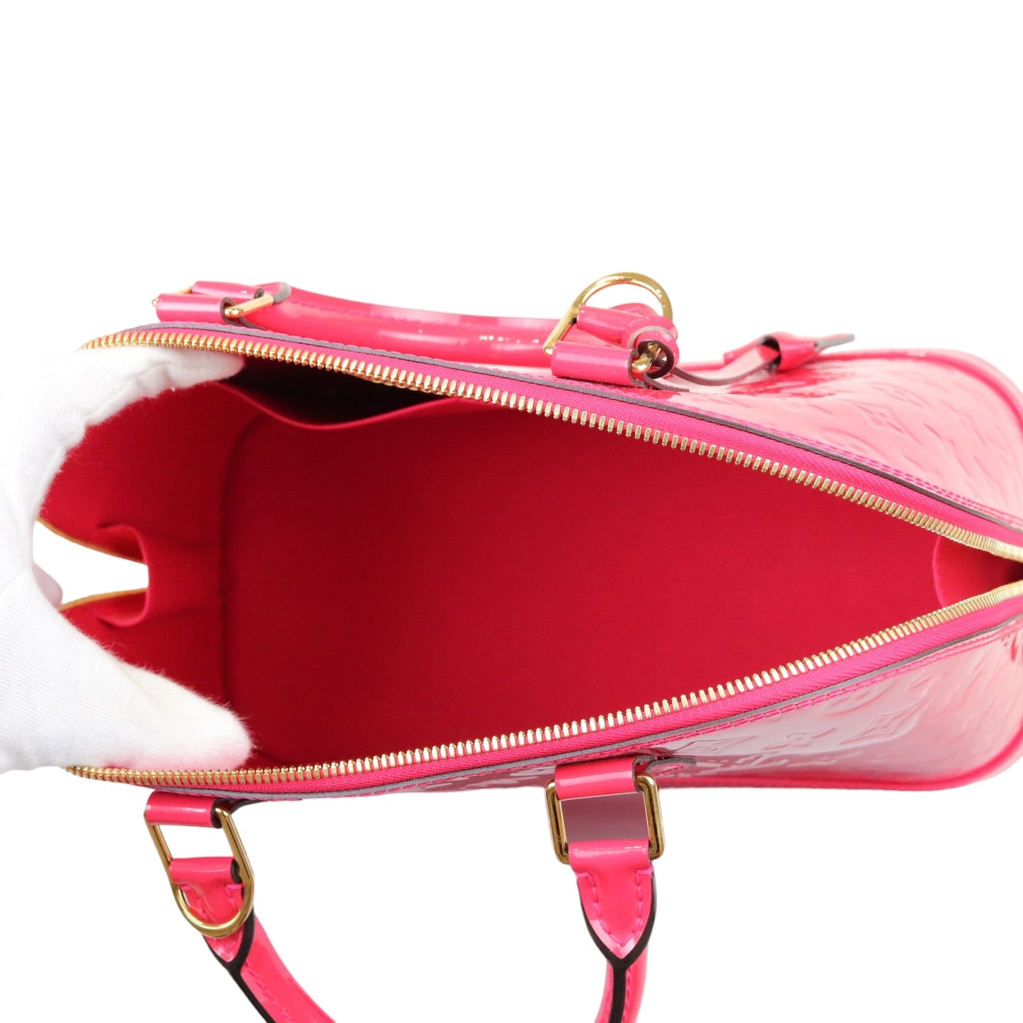 Louis-Vuitton Alma Vernis Monogram PM GHW