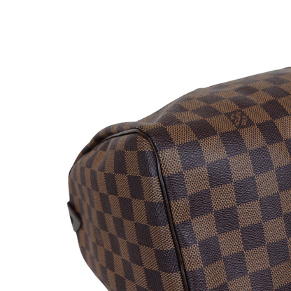 Louis-Vuitton Damier Ebene Speedy 30 Brown GHW