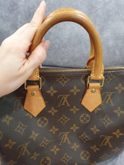 Louis-Vuitton Vuitton Speedy 25 Monogram Canvas Handbag