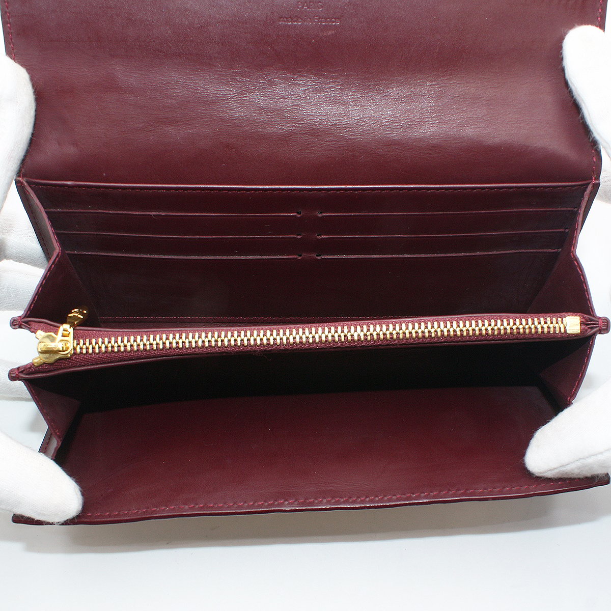 Louis-Vuitton Sarah Wallet Purple Vernis