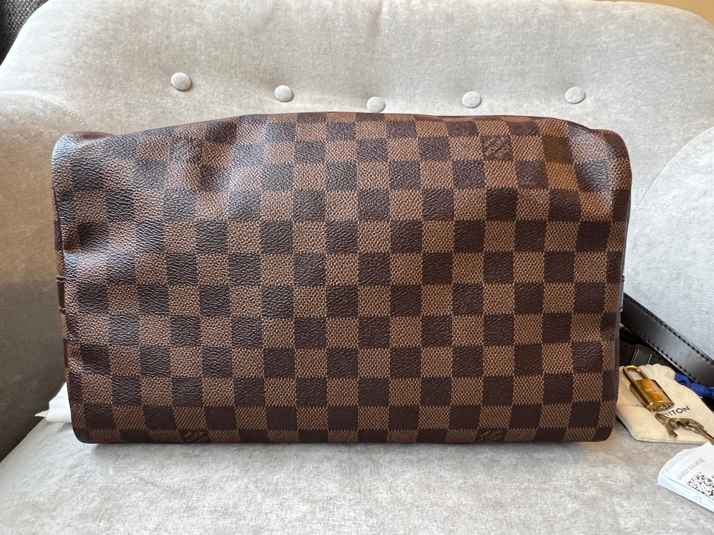 Louis Vuitton Speedy Bandouliere 30 Damier Ebene (RRP £1470)