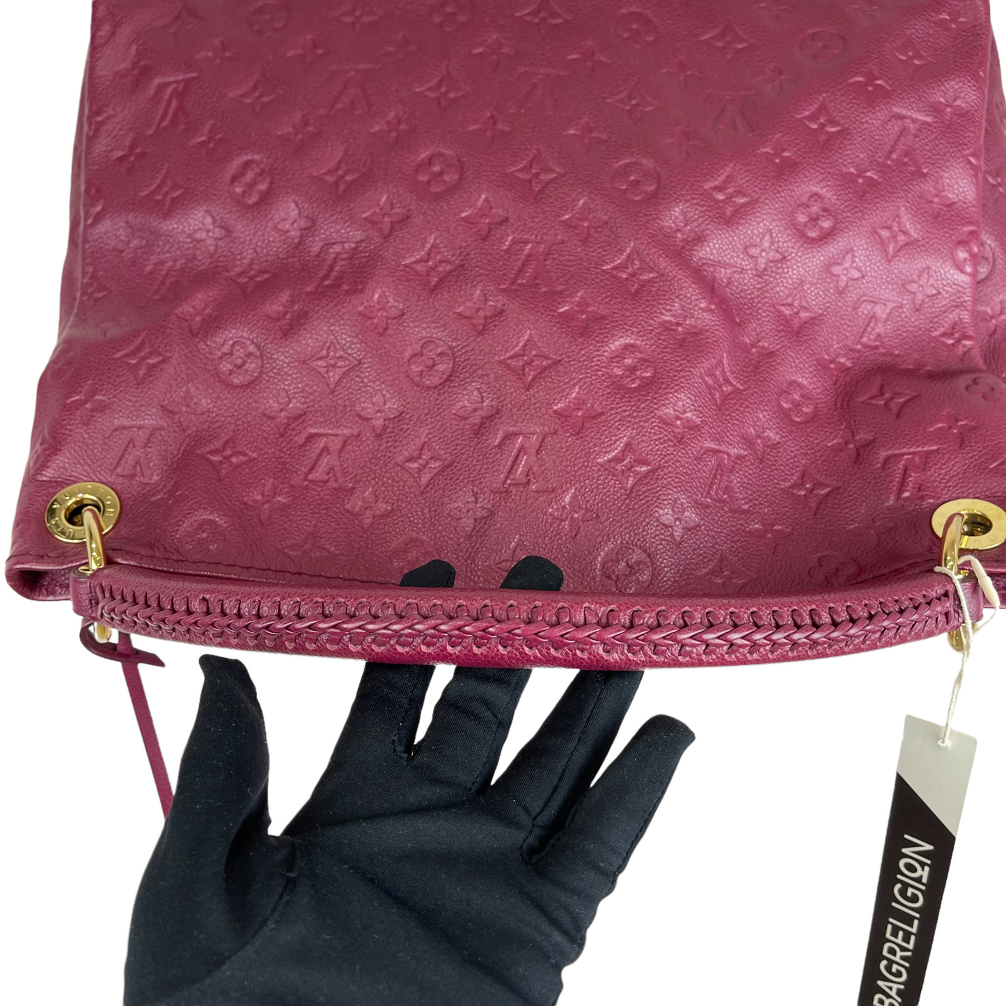 Louis-Vuitton Artsy MM Empreinte Burgundy GHW