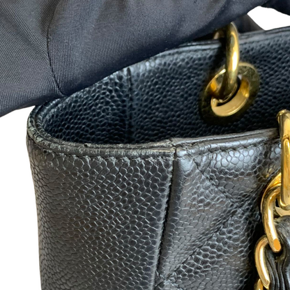 PST Tote Caviar Black GHW