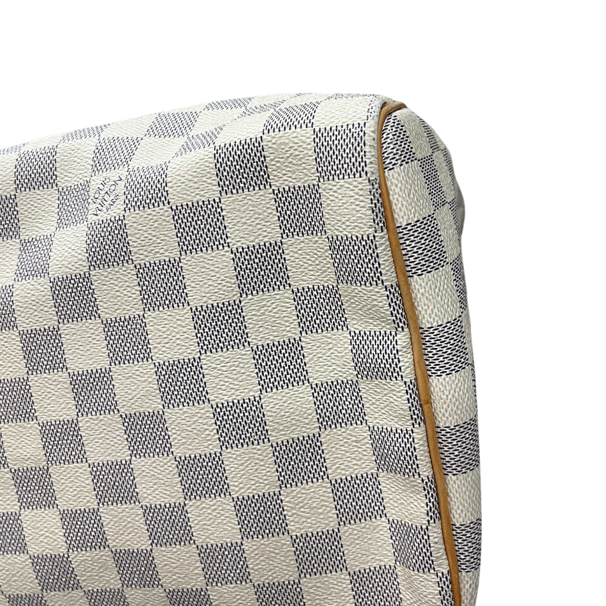 Louis-Vuitton Damier Azur Speedy 35 White GHW