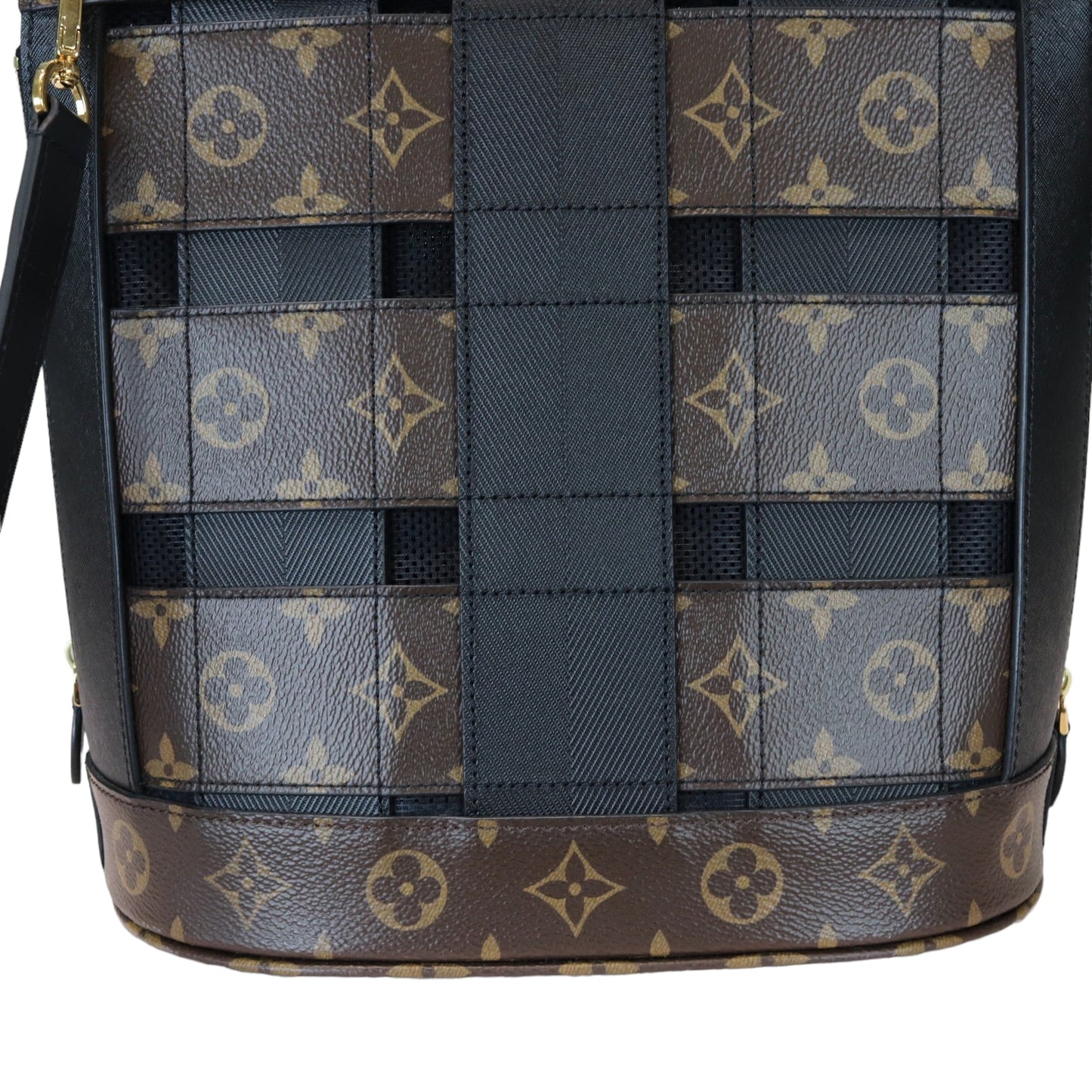 Louis-Vuitton Monogram Tressage MM GHW