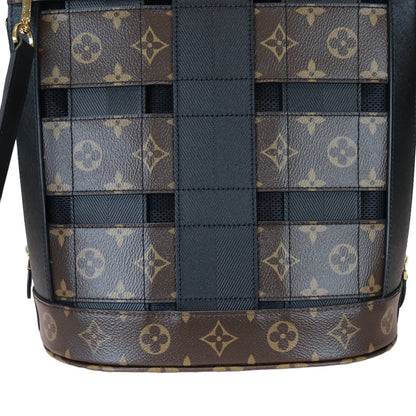 Louis-Vuitton Monogram Tressage MM GHW