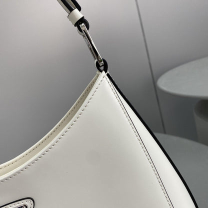 Prada Cleo Brushed Leather Shoulder Bag