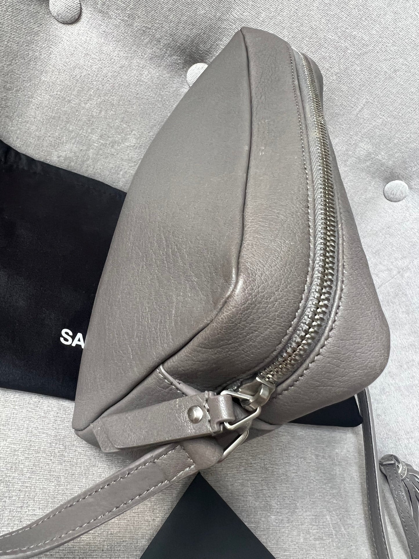 Yves Saint Laurent (YSL) Grey Camera Bag