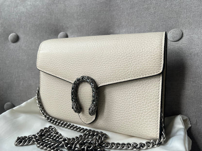 Gucci Dionysus White Mini Chain Bag (RRP £1340)