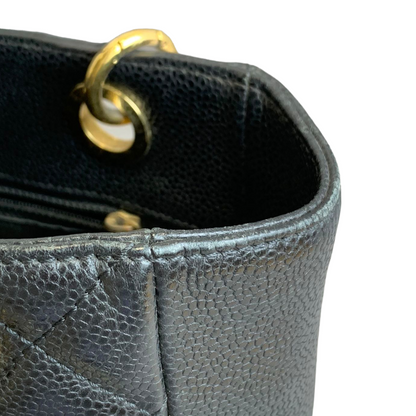 PST Tote Caviar Black GHW
