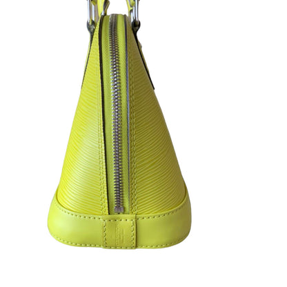 Louis-Vuitton Alma BB Epi Yellow SHW