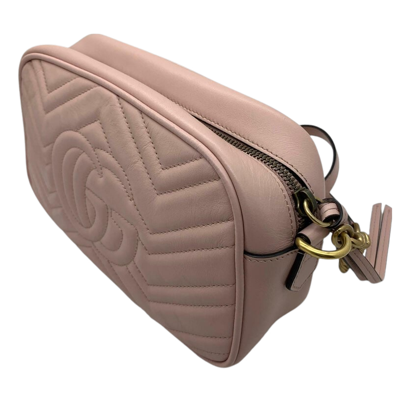 Gucci Small Marmont Camera Pink GHW