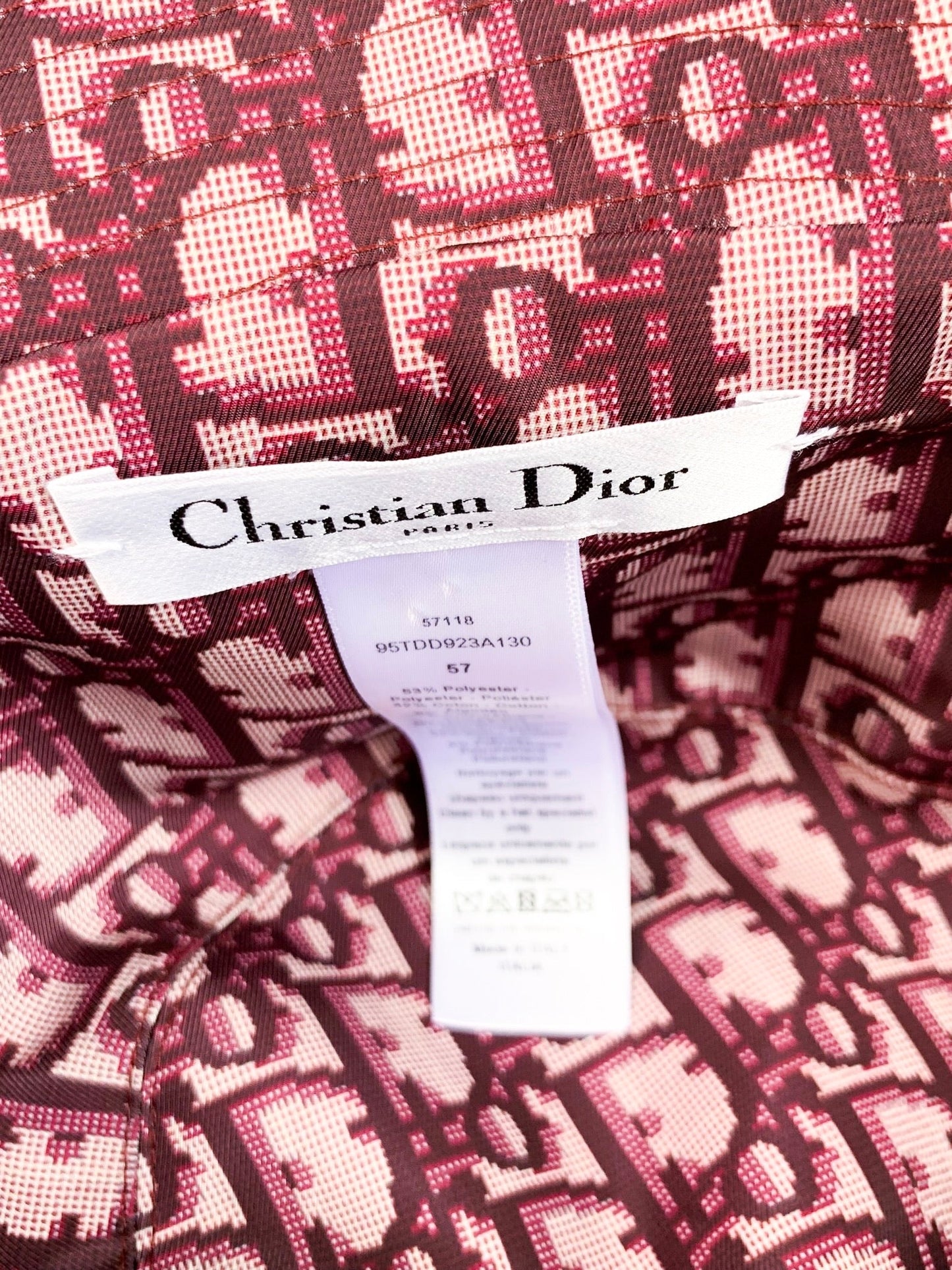 Dior Teddy D CD Oblique Bucket Hat⁣⁣⁣