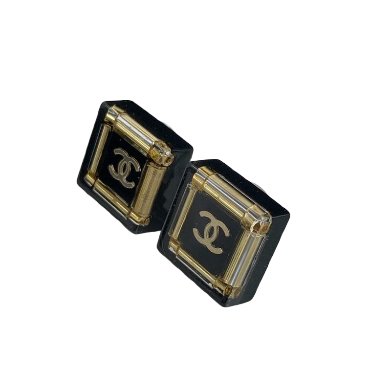 Square Acrylic Earrings GHW