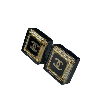 Square Acrylic Earrings GHW