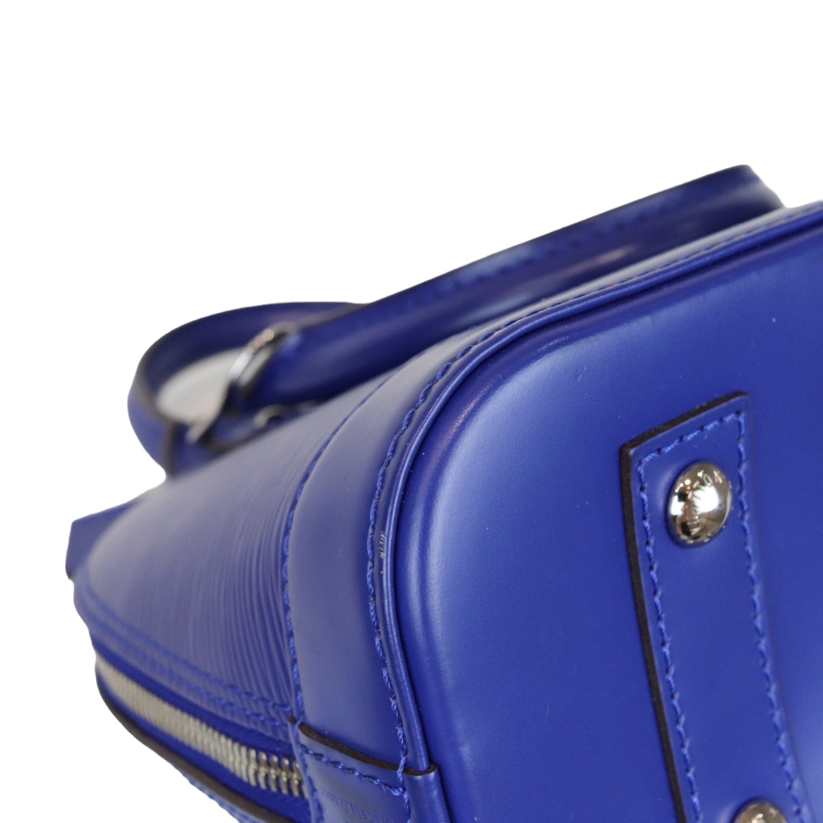 Louis-Vuitton Alma BB Epi Blue SHW