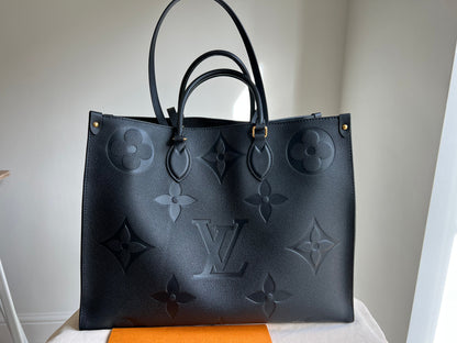 Louis Vuitton On the Go GM Black Empreinte (RRP £2,510)