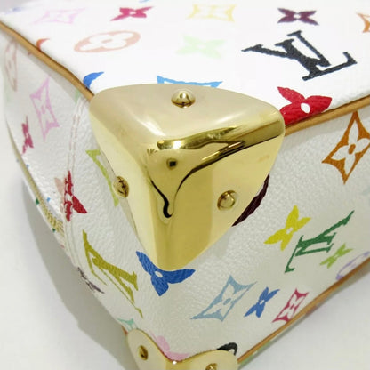 Louis-Vuitton Monogram Multicolore Trouville White