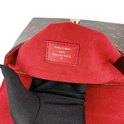 Louis-Vuitton Locky BB Monogram Canvas Brown/Red GHW