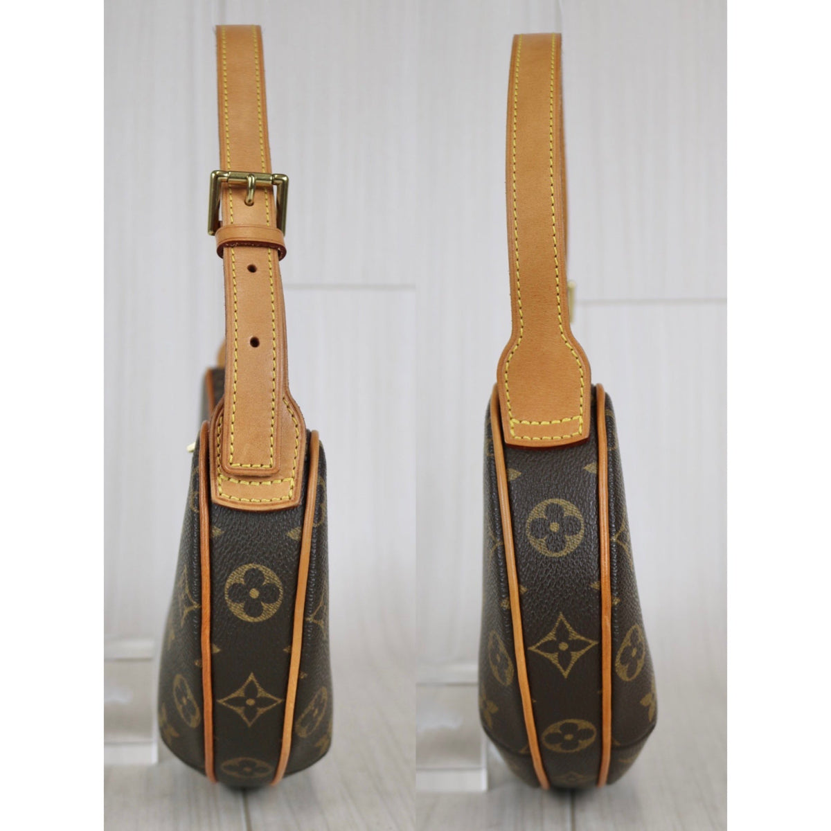 Rank A ｜LV Monogram Pochette Croissant Shoulder Bag｜040909