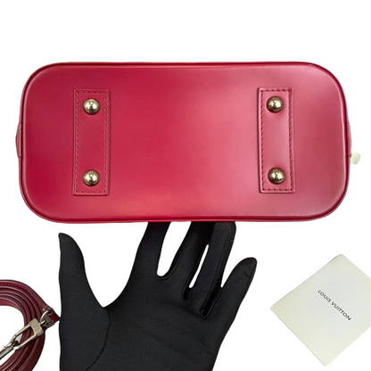 Louis-Vuitton Alma BB Epi Leather Red SHW