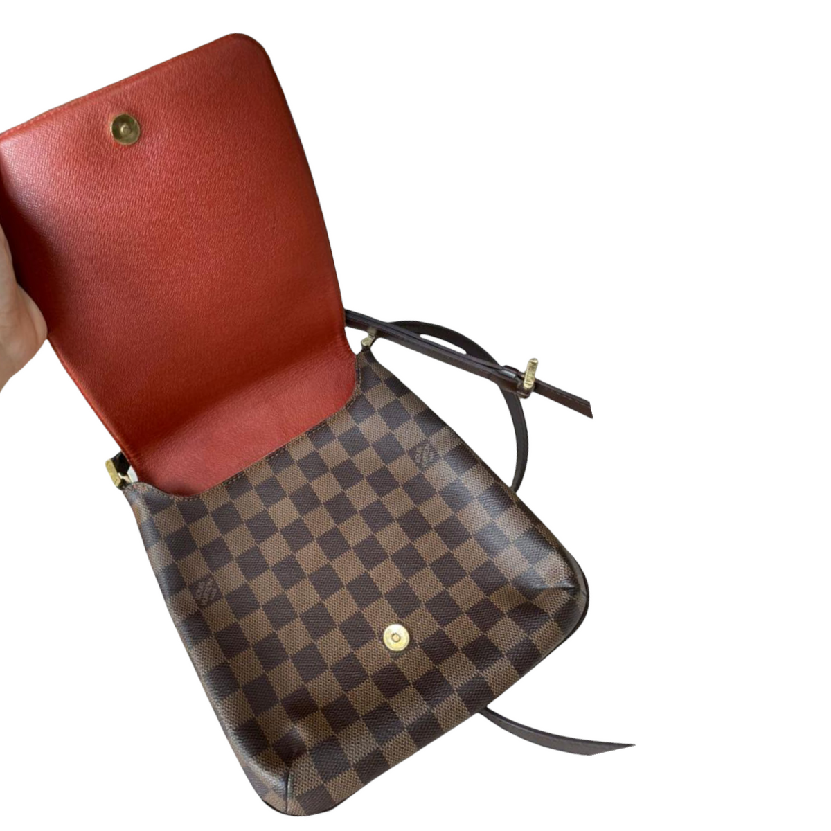 Louis-Vuitton Damier Ebene Musette Salsa Brown