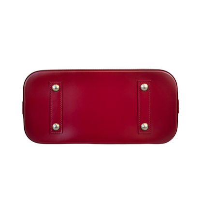 Louis-Vuitton Alma MM Epi Leather Castillan Red GHW