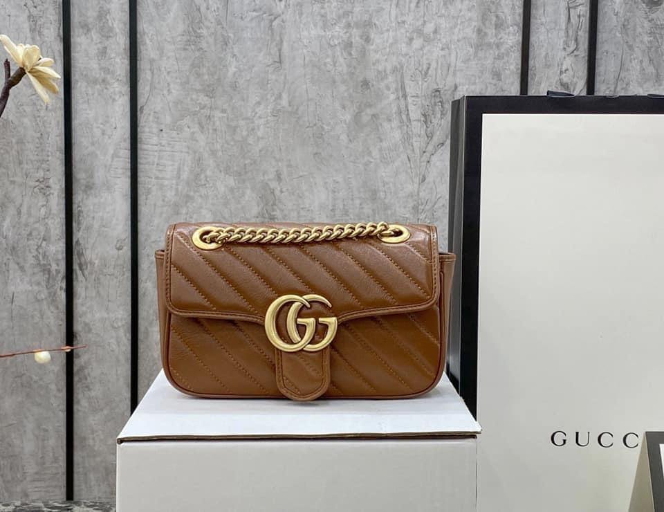 Gucci Marmont Small Matelassé Shoulder Bag