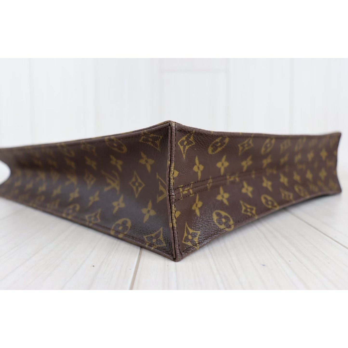 Rank A ｜ LV Monogram Sac Plat Tote Bag ｜073013