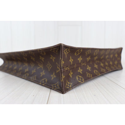 Rank A ｜ LV Monogram Sac Plat Tote Bag ｜073013