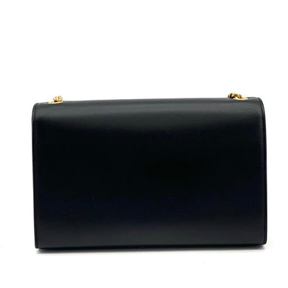 Kate Tassel Smooth Leather Black SHW