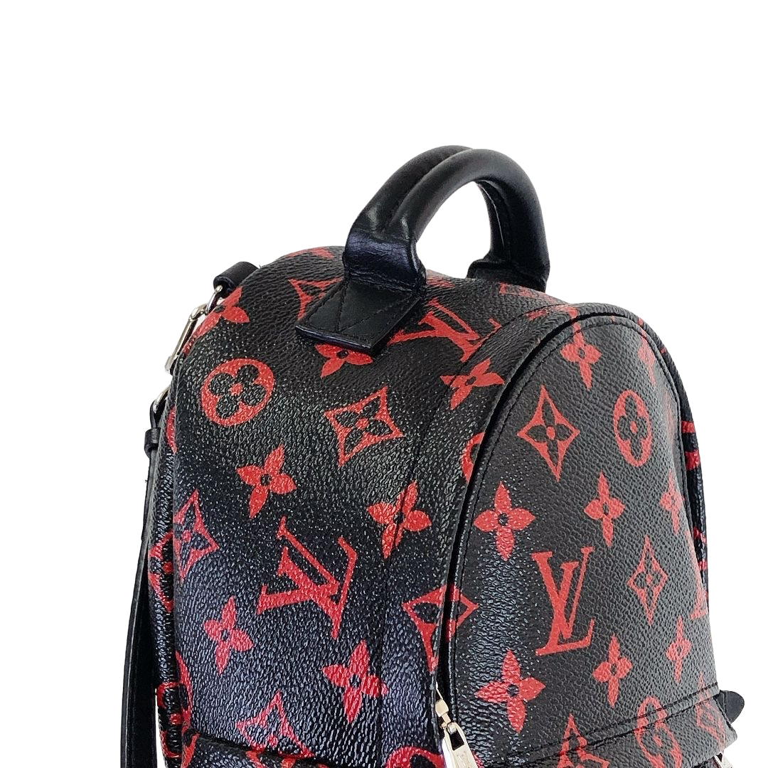 Louis-Vuitton Mini Palm Springs Infrarouge Canvas GHW