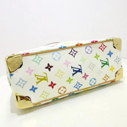 Louis-Vuitton Monogram Multicolore Trouville White