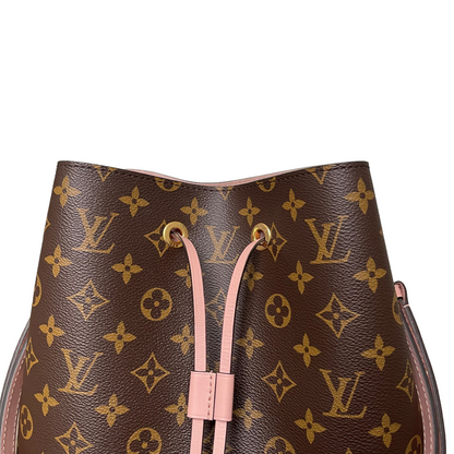 Louis-Vuitton Monogram NeoNoe MM Pink Interior GHW