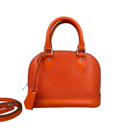 Louis-Vuitton Alma BB Epi Orange SHW