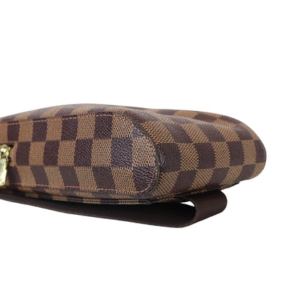 Louis-Vuitton Damier Ebene Geronimos Waist fanny Black GHW